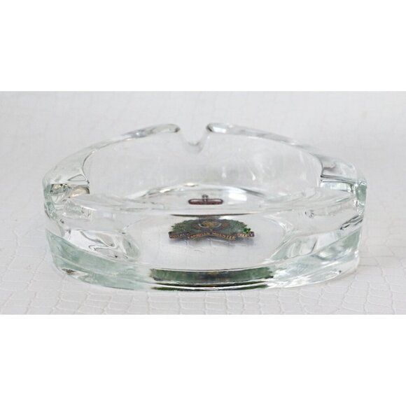 4 RCMP Ashtrays 1873 - 1973 Glass Royal Mounted Police Boxed Set Tobacciana - Picture 4 of 6